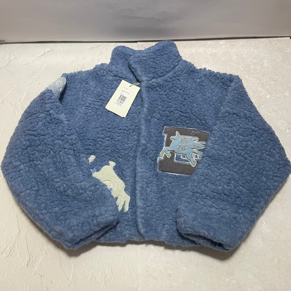 [M] ERL 이알엘 바시티 시어링 자켓 상품이미지1