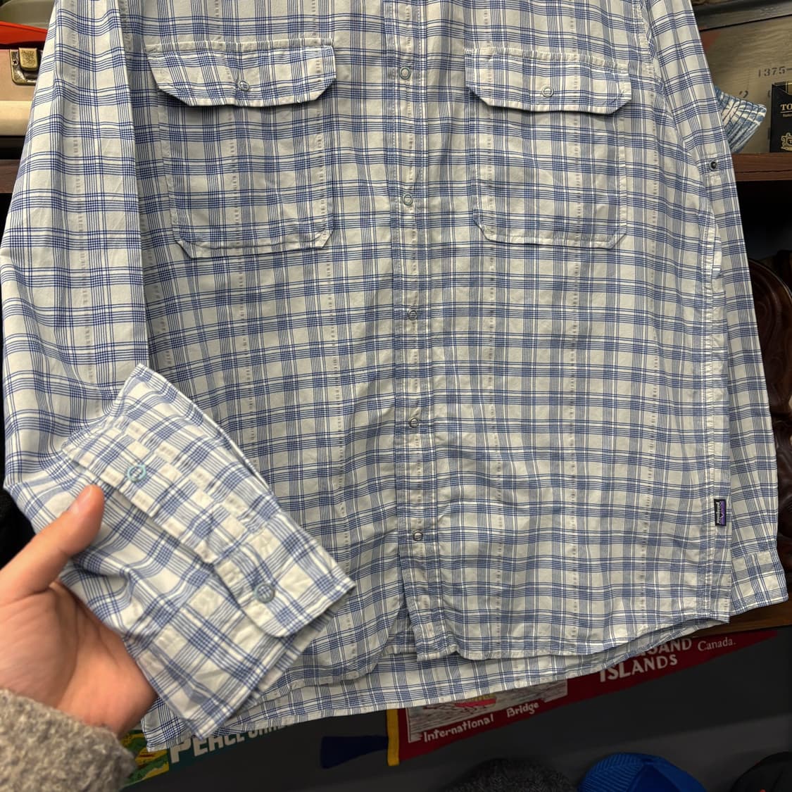 파타고니아 현행 스트레이크 요크 아웃도어 워크 체크셔츠 N195 상품이미지4