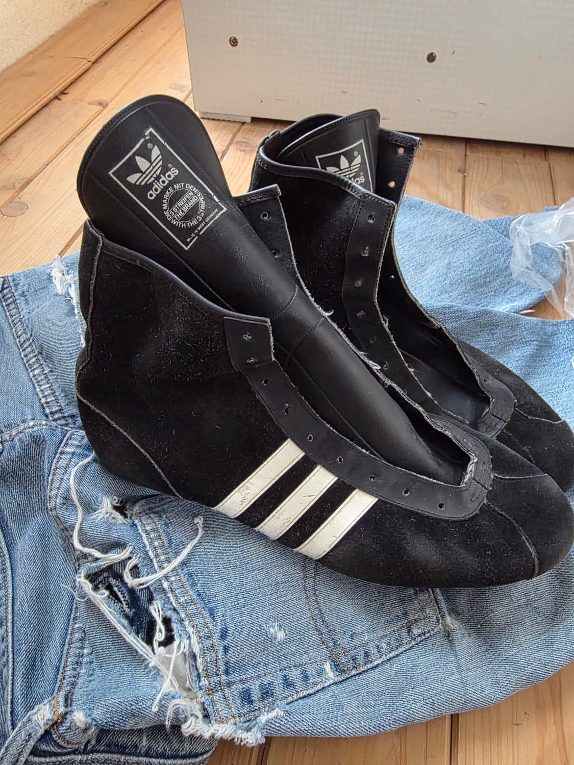 (레어) 80년대 아디다스 챔피온 복싱슈즈made in  Germany  상품이미지1