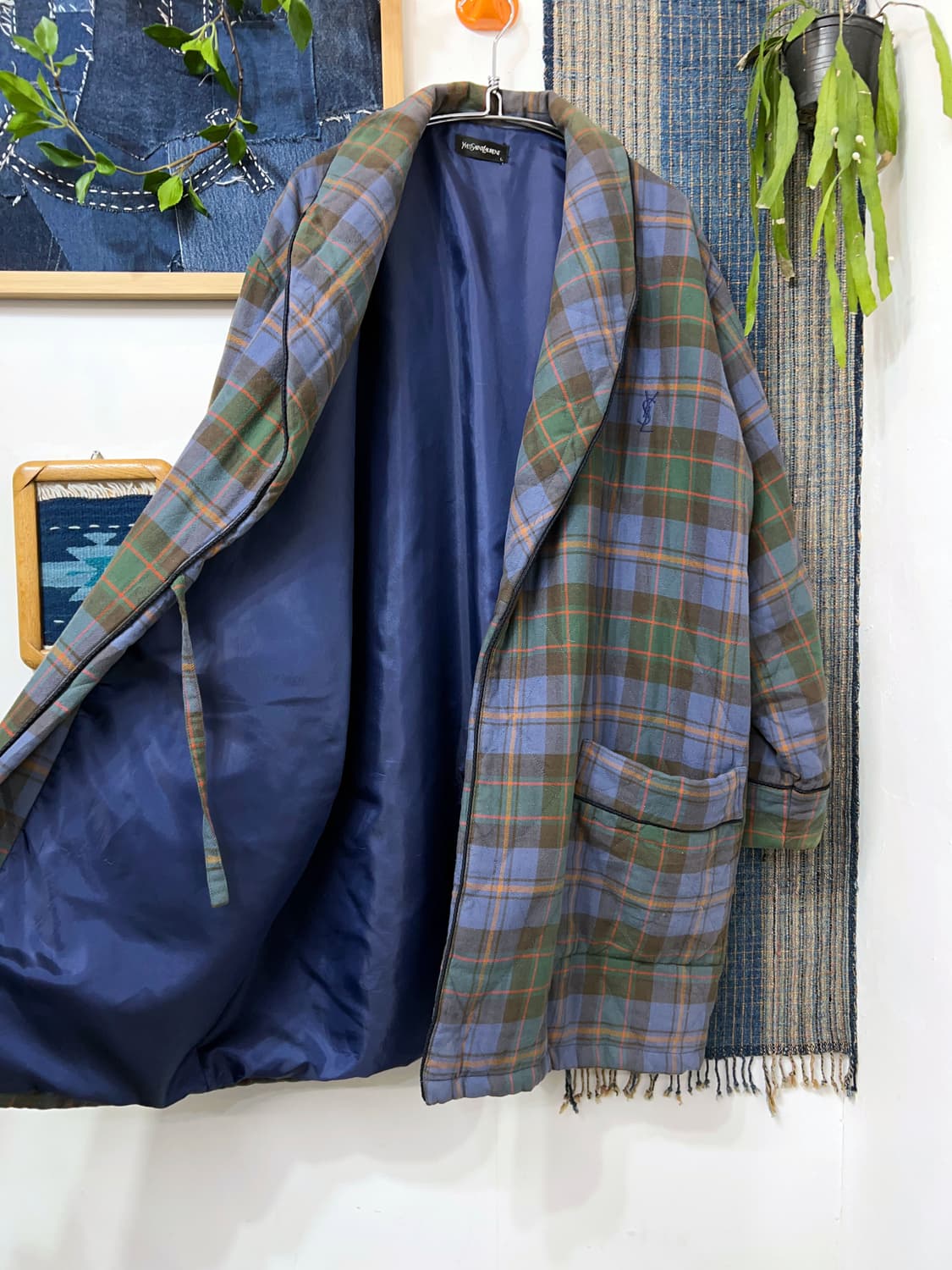 Yves Saint Laurent – Quilted Check Robe  상품이미지7