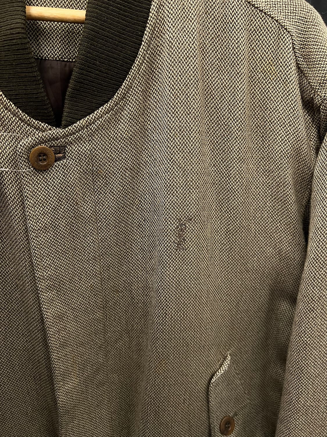 90-00s YSL 입생로랑 울 블루종 자켓 상품이미지4