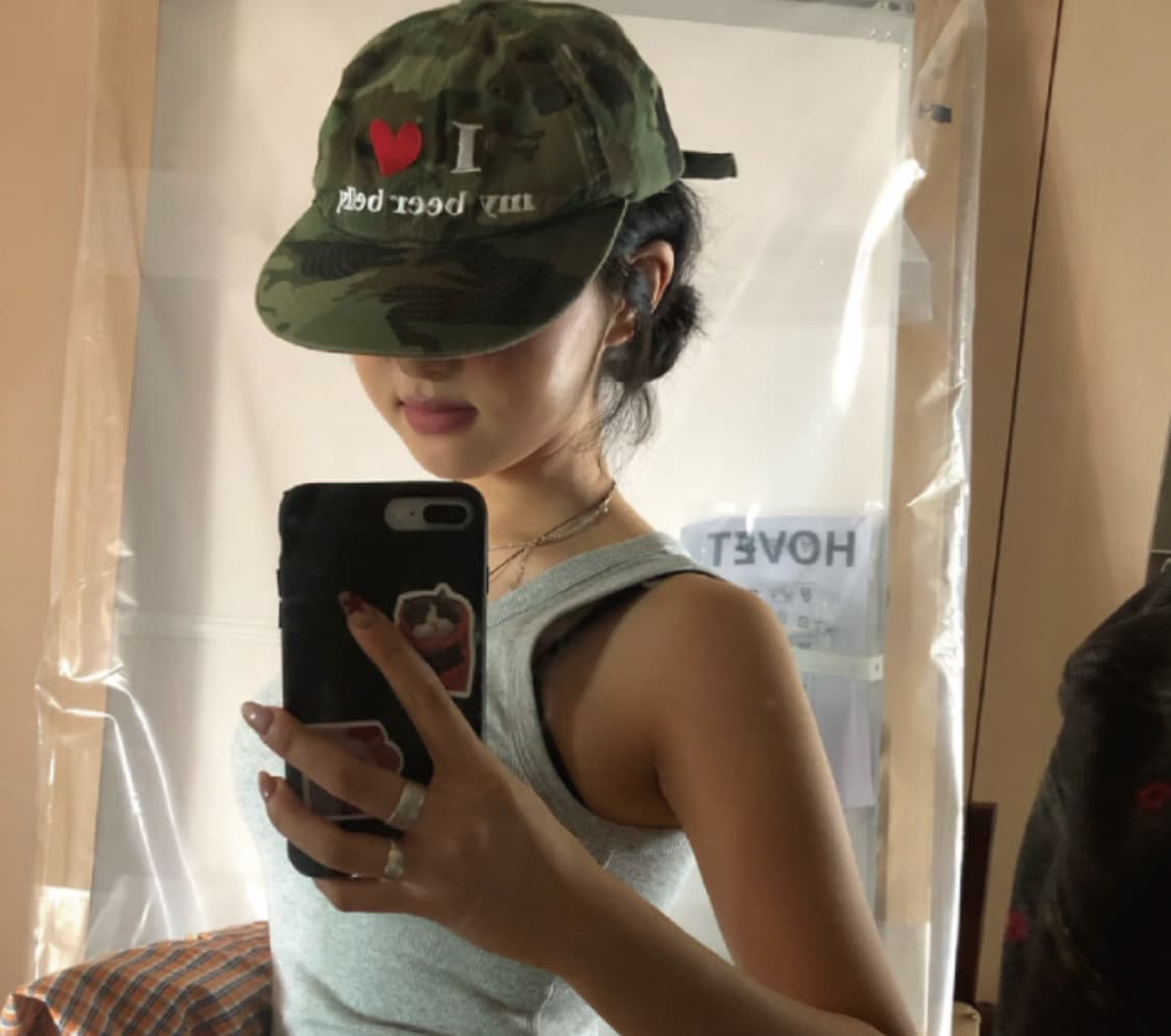 마스컴퍼니 LOVE MY BELLY Camo cap 상품이미지2