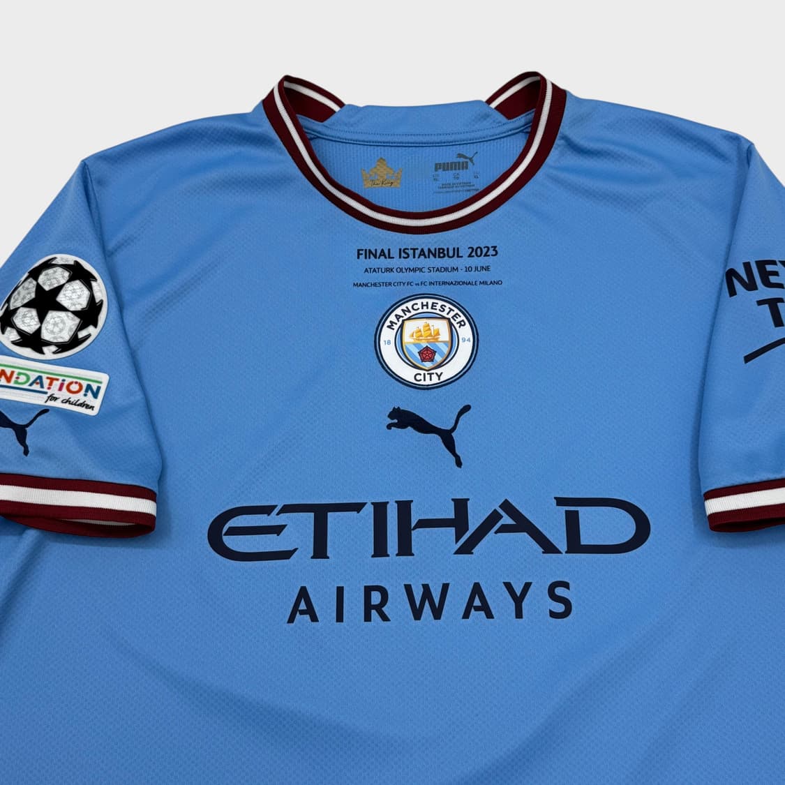 22-23 맨체스터 시티 홈 No.9 엘링 홀란 상품이미지3