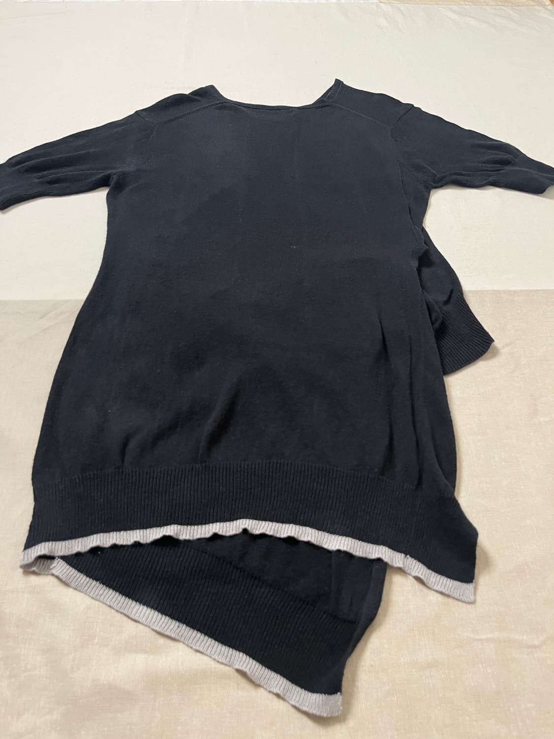 요지야마모토 2way 니트 원피스 yohji 레이어드  상품이미지7