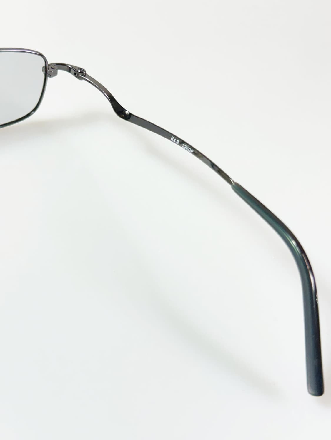 R&B EYEWEAR 건메탈 슬림 스퀘어 프레임 빈티지 안경 상품이미지6