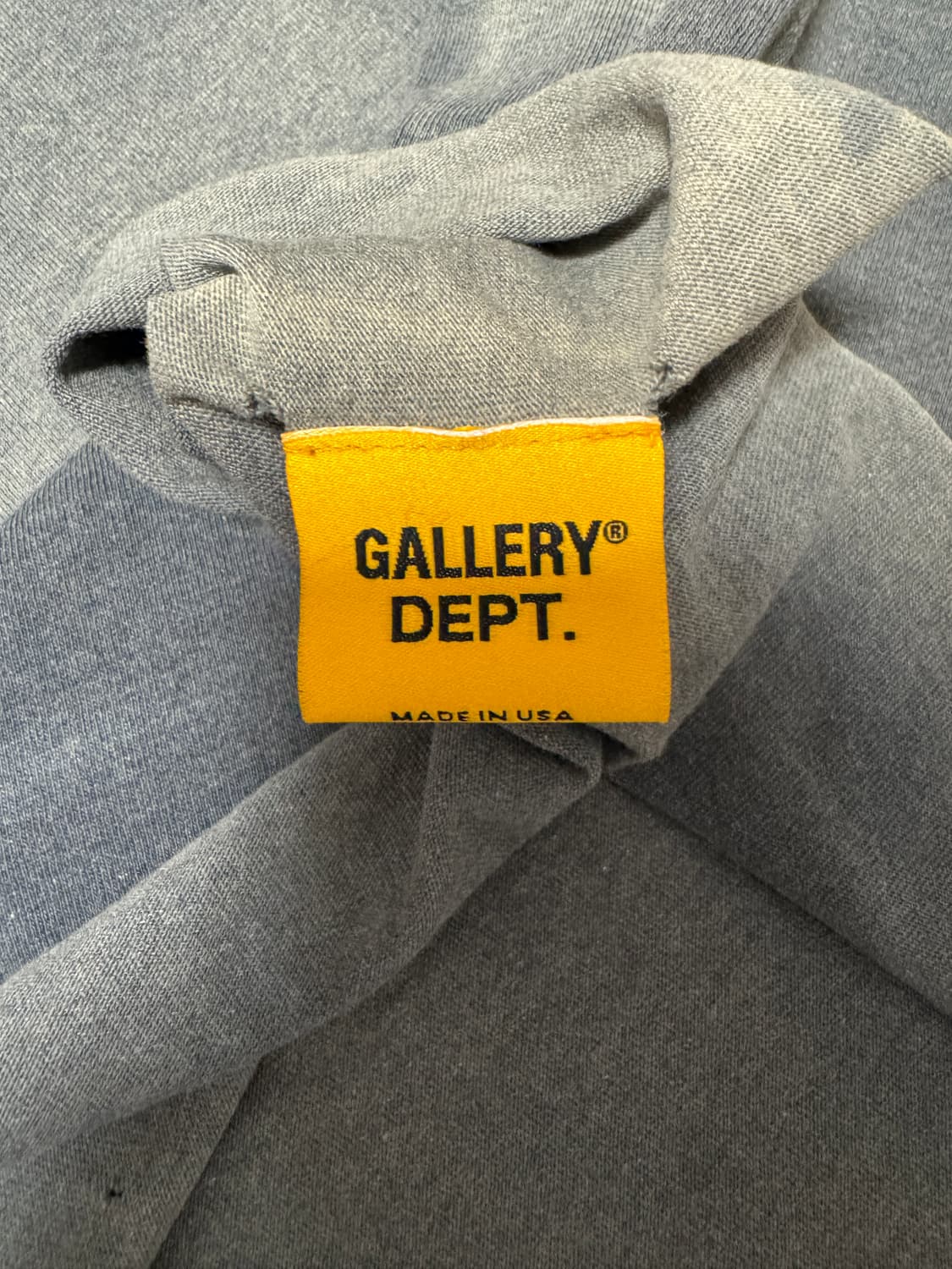 Gallery Dept. Zip T-Shirt Black [L] 상품이미지3