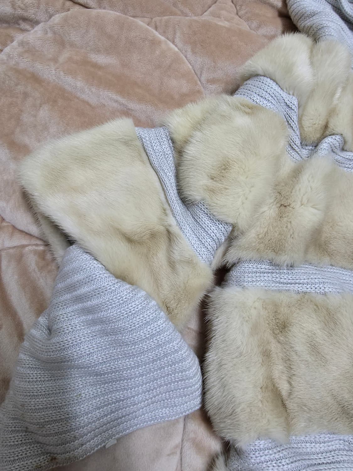 파비오가파치실크밍크자켓 42사이즈 상품이미지2