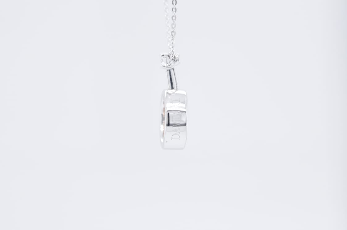 다미아니 서클 D로고 천연 다이아몬드 1P 18K 골드 펜던트 목걸이 상품이미지4