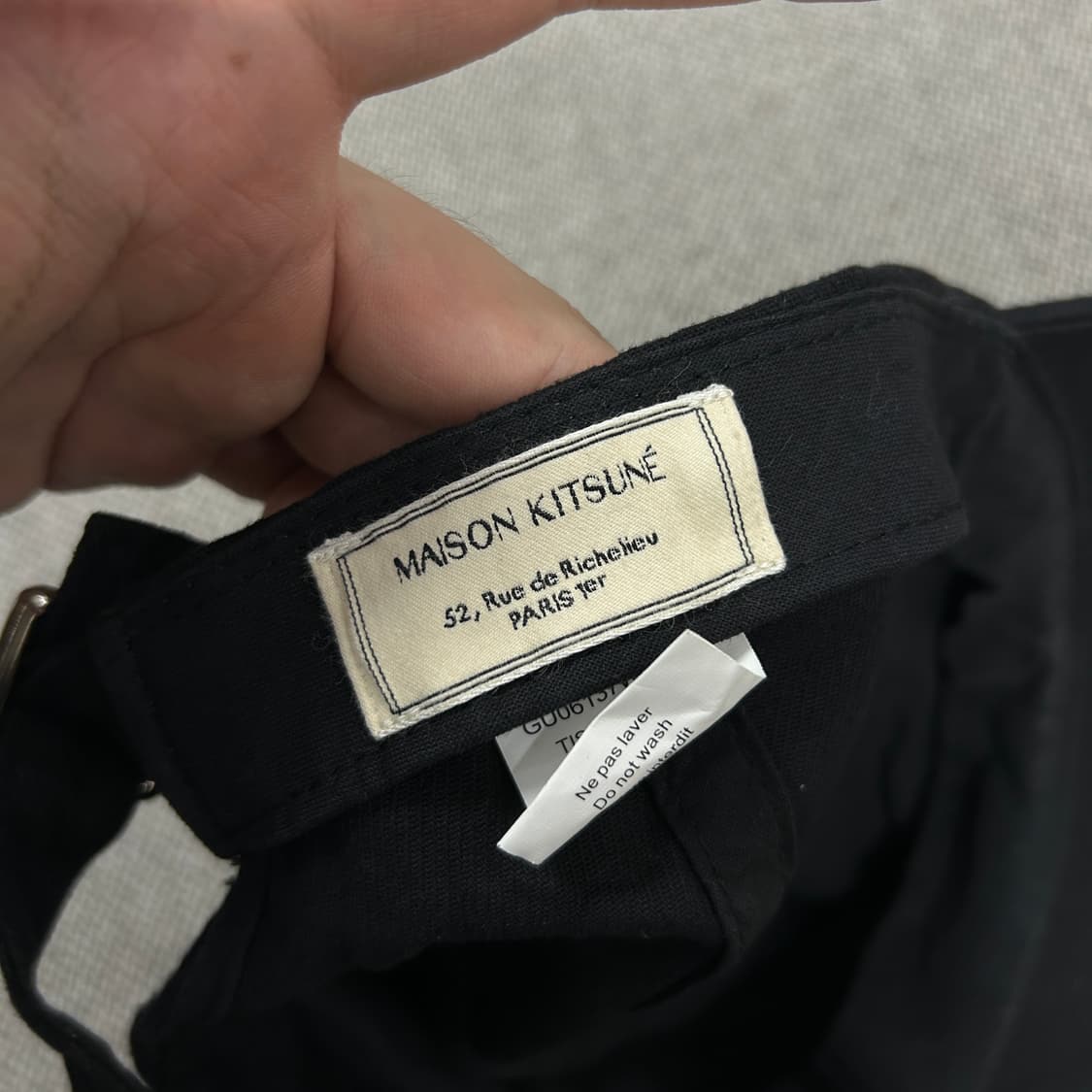 메종키츠네 스탁로고 볼캡(OS) 상품이미지3