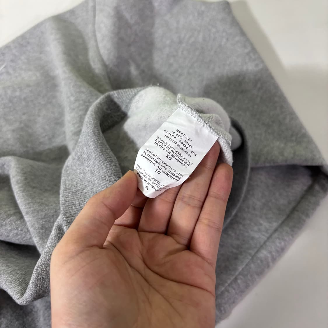 XL 챔피온 그레이 맨투맨 상품이미지5