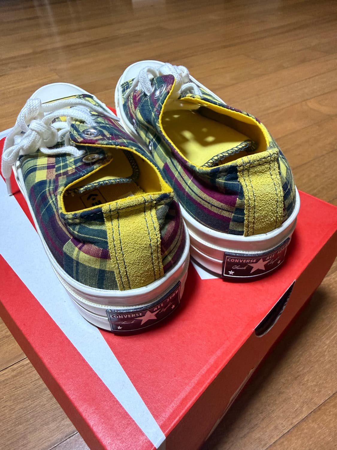 컨버스 척 70 마드라스 체크 (166851C) - 새상품 250/ W8 상품이미지4