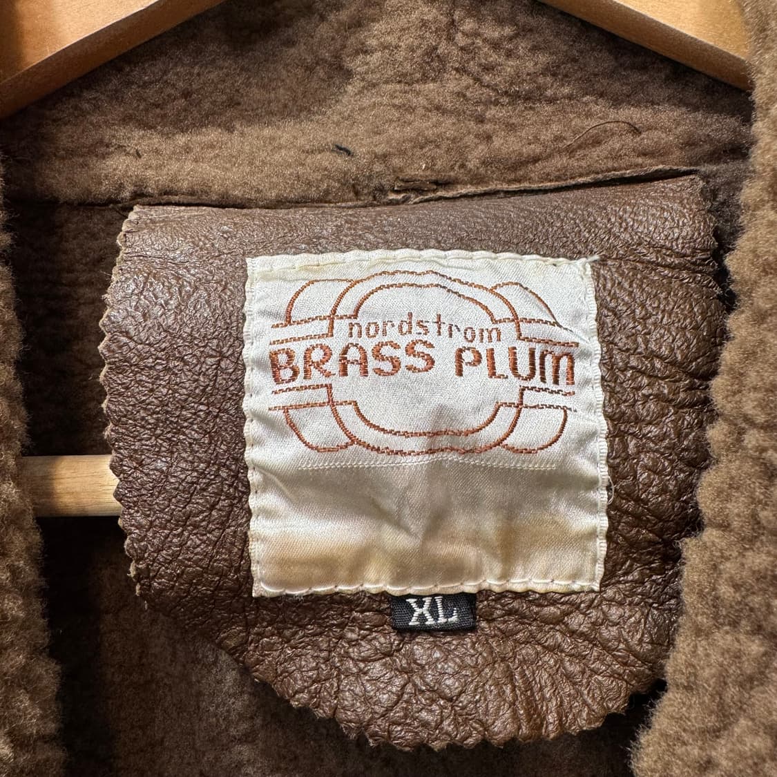 Nordstrom Brass Plum 양가죽 무스탕 (XL)   상품이미지8