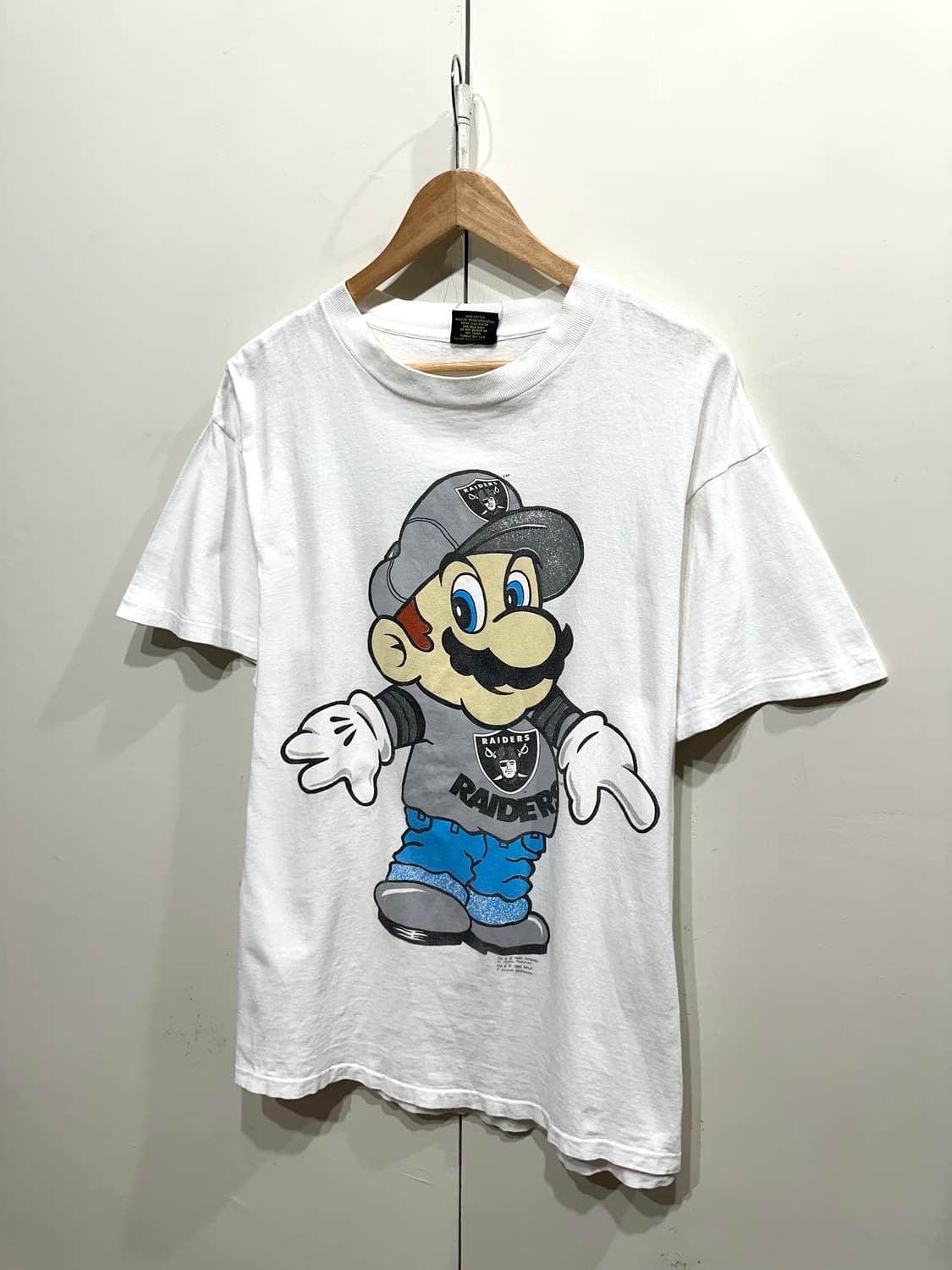 90's Nintendo x NFL 슈퍼마리오 반팔 티셔츠 상품이미지2