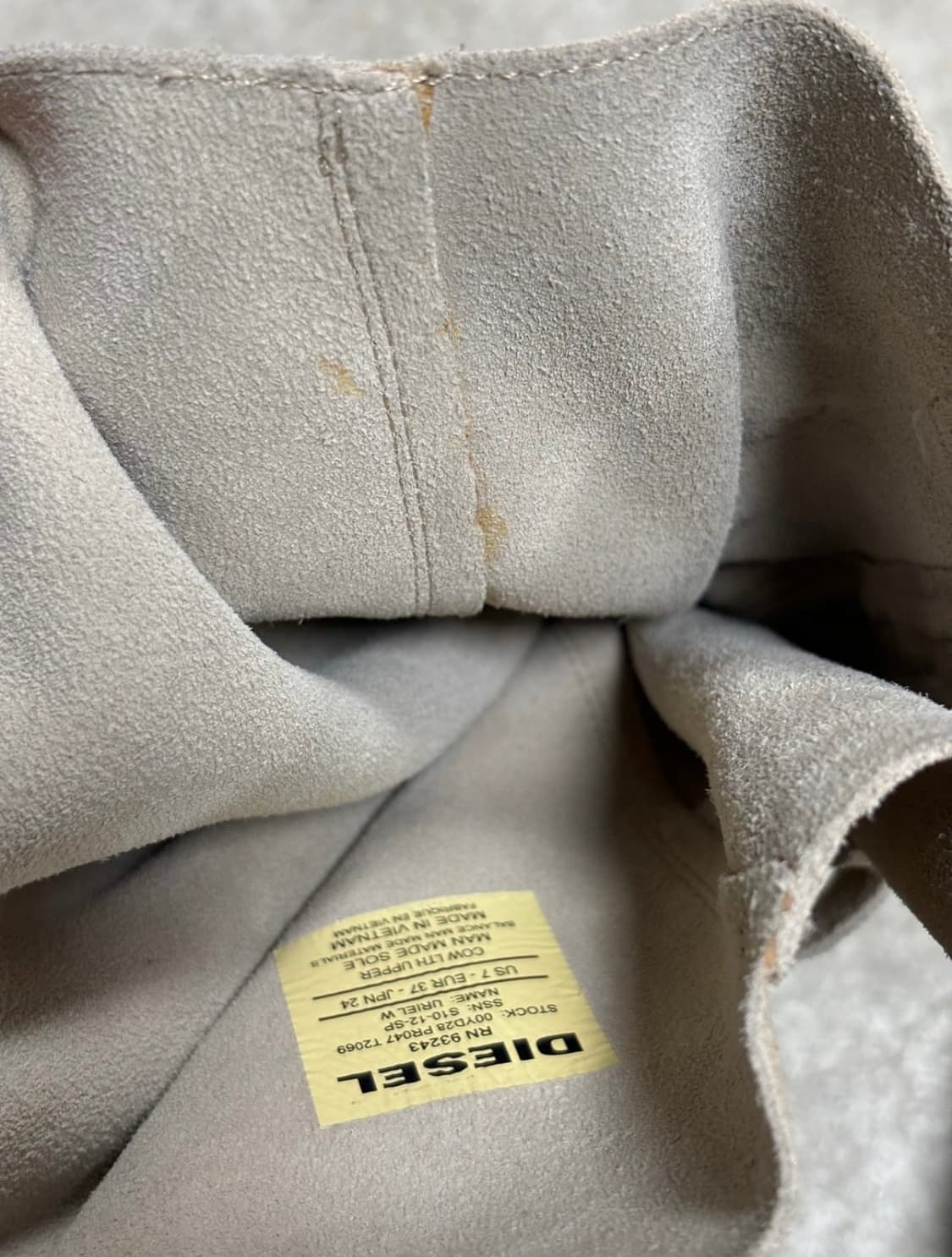 디젤 스웨이드 본디지 부츠 상품이미지10