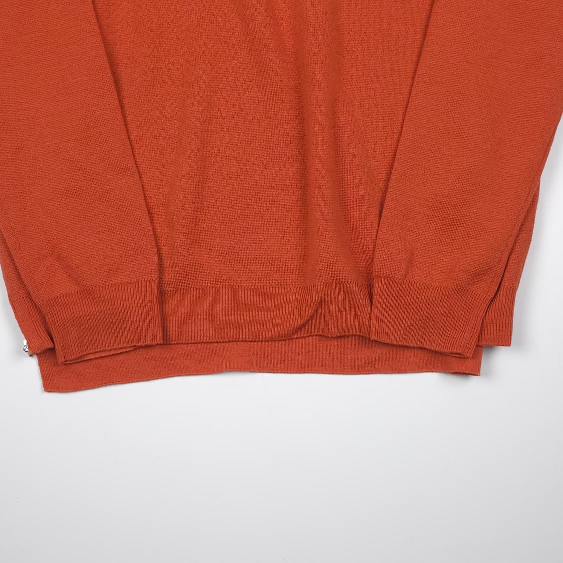 솔리드옴므 울 니트 오렌지 (L, 48) 상품이미지2