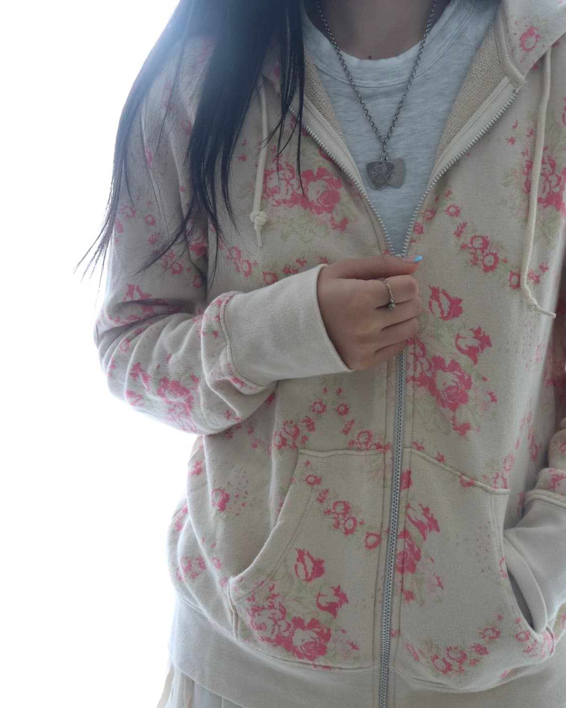 [Cabbages&Roses] Rose Toile Hoodie 상품이미지5
