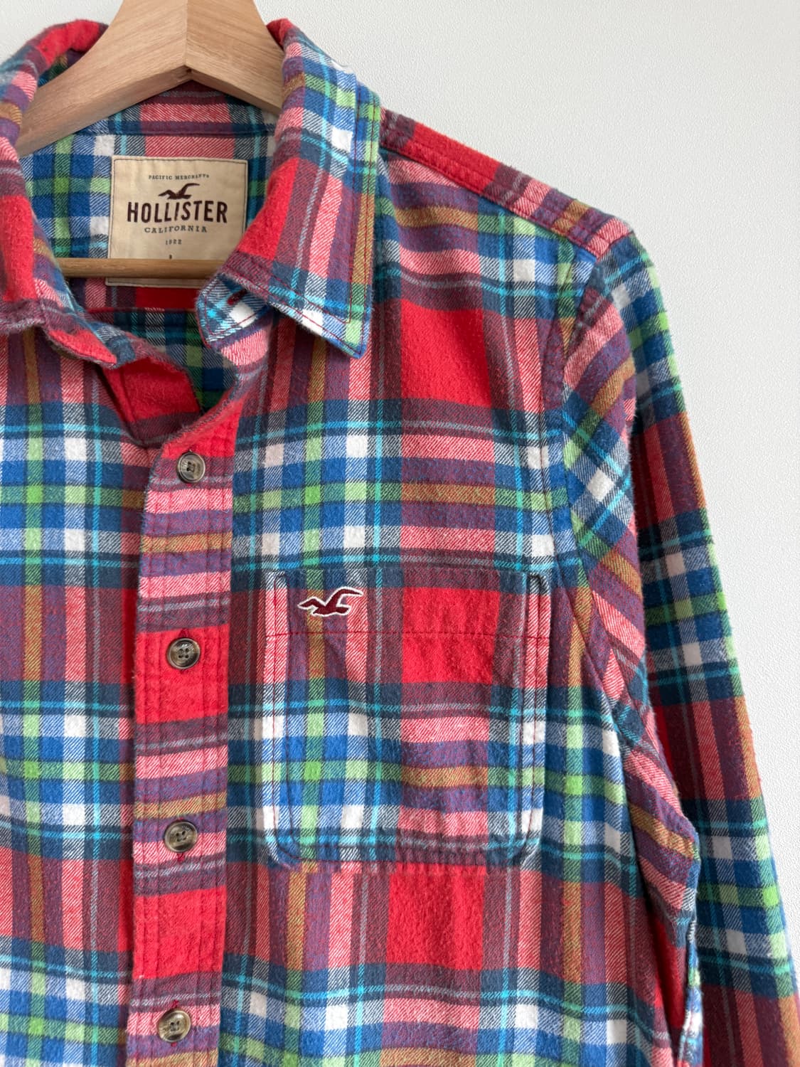 홀리스터(HOLLISTER) 플란넬 체크 셔츠 상품이미지4