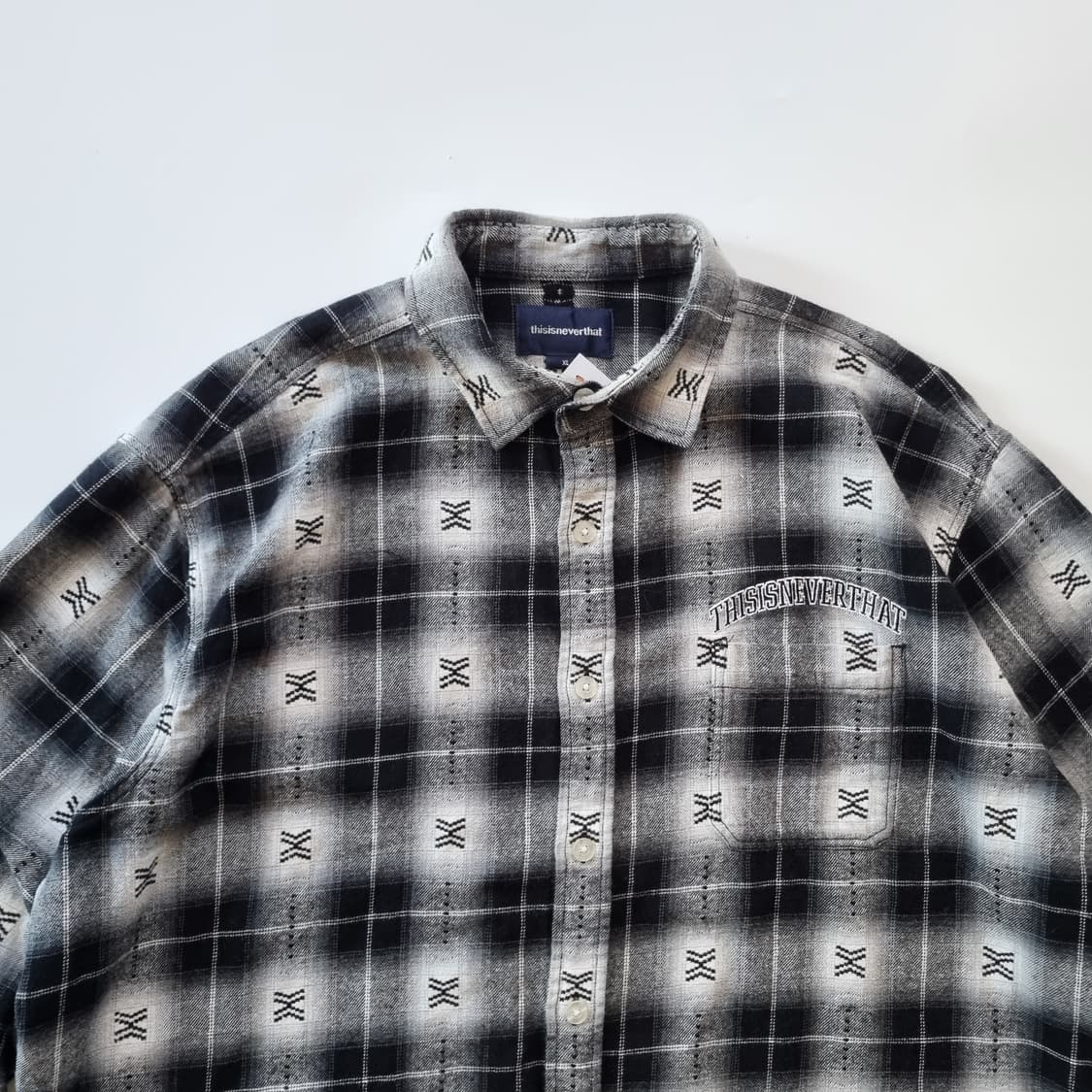 디네뎃 체크 셔츠 상품이미지3