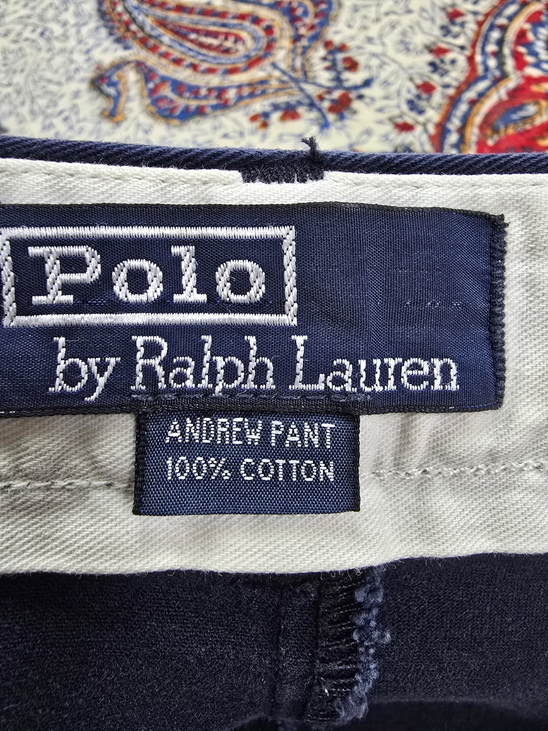 폴로랄프로렌 네이비 플리츠 면바지 (1936) 상품이미지4