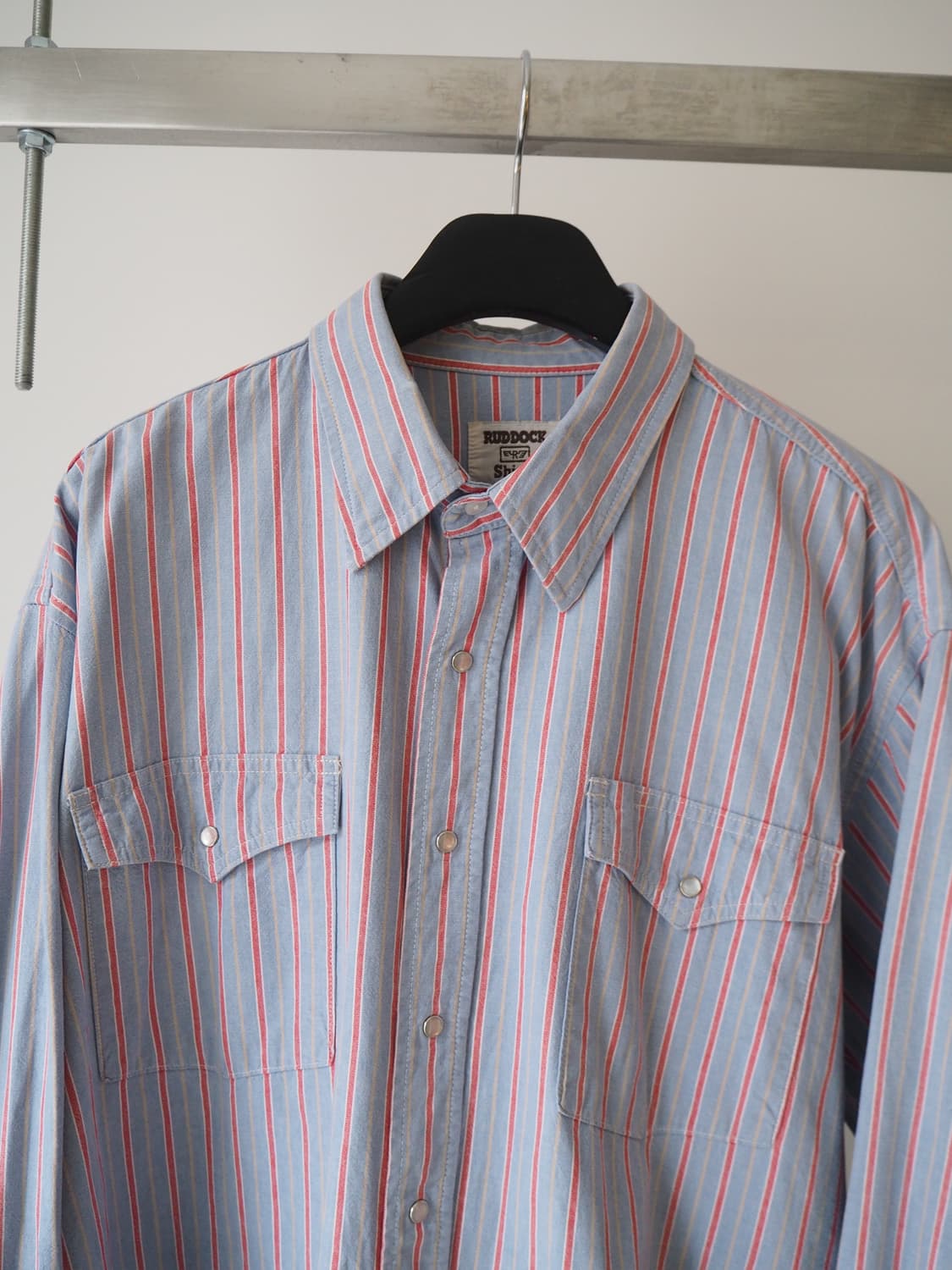 1990's RUD DOCK stripe shirt  상품이미지2