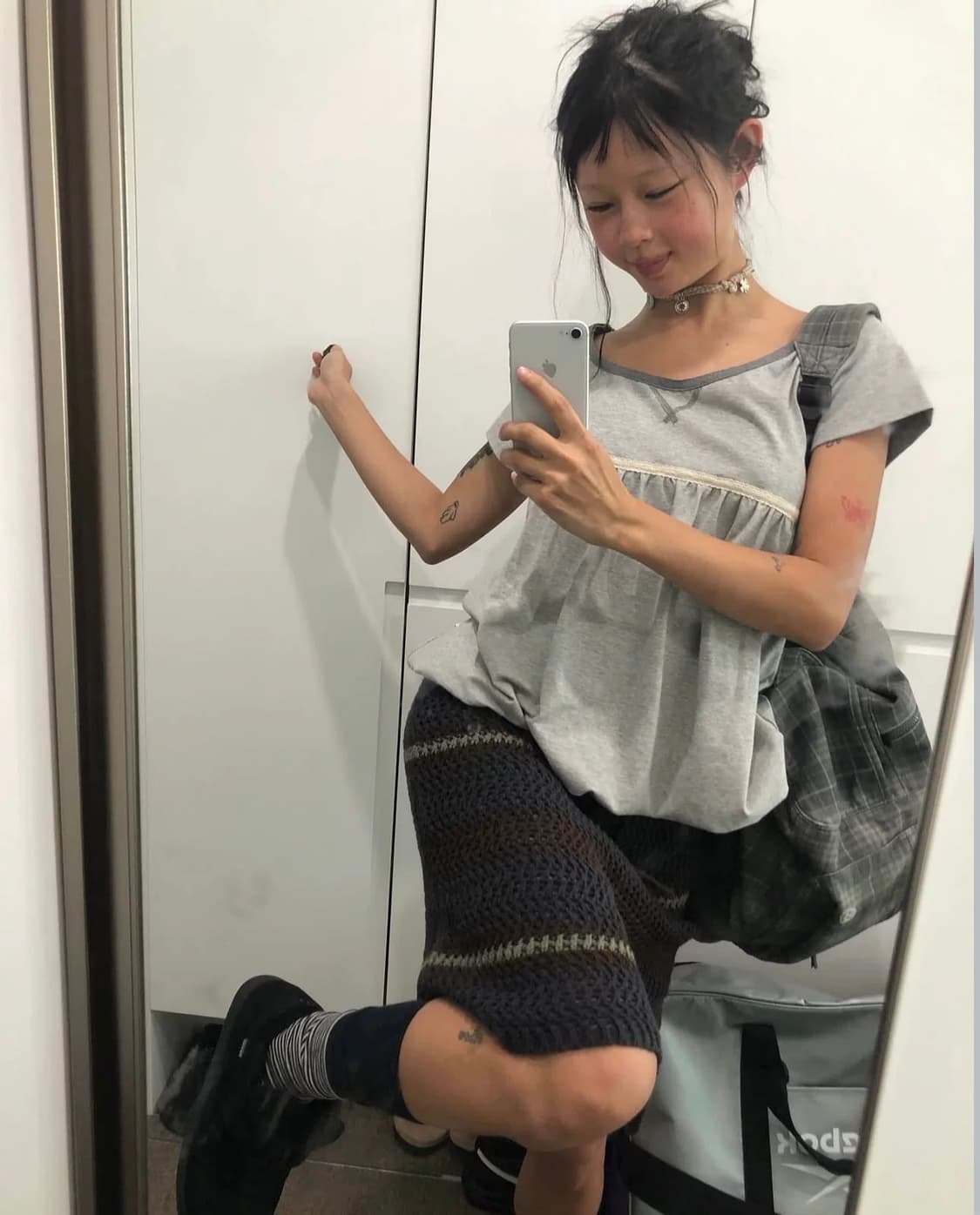 코이세이오 레이스 벌룬 티셔츠 상품이미지1