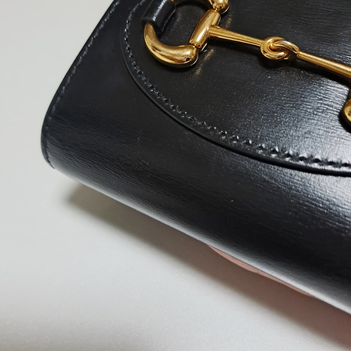 [100%/정품] 구찌 홀스빗 올 블랙 지갑, 구찌지갑,구찌반지갑 상품이미지4