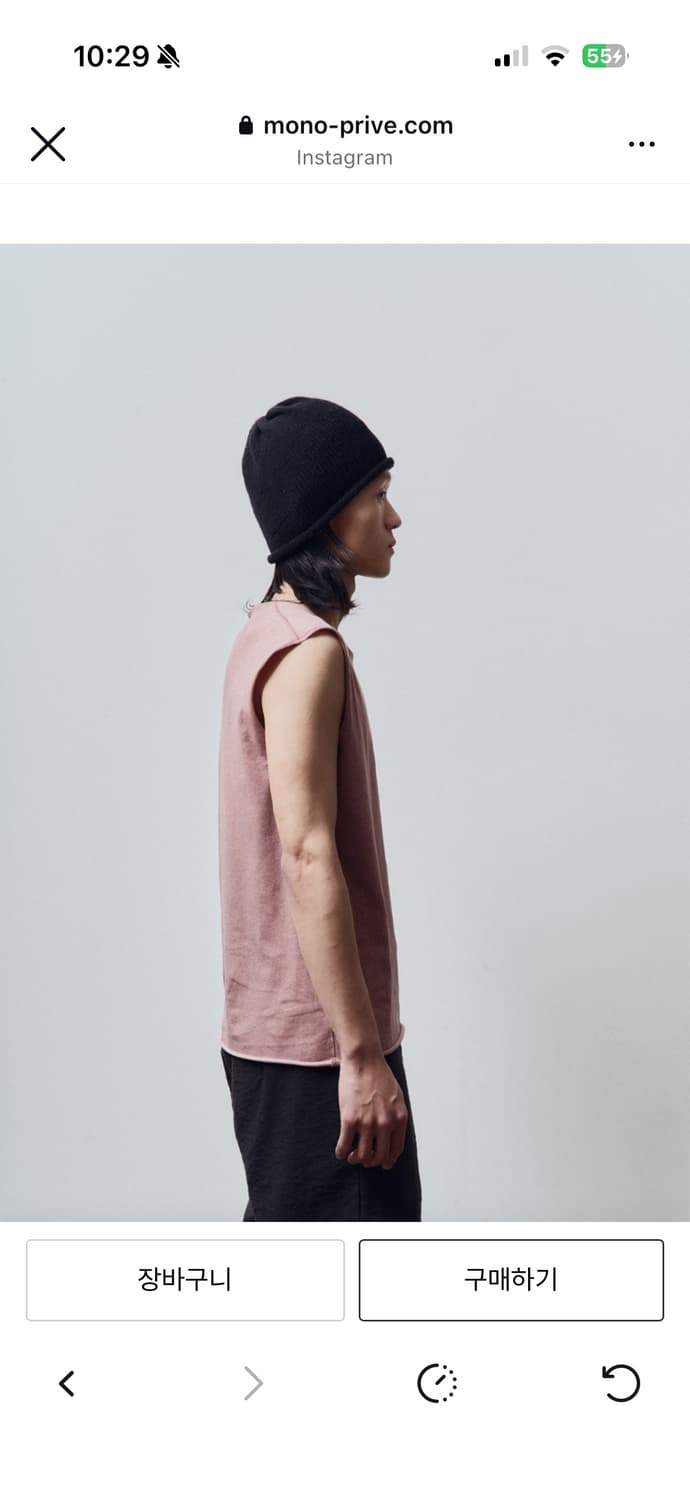 모노프리베 roll beanie (black) 상품이미지1