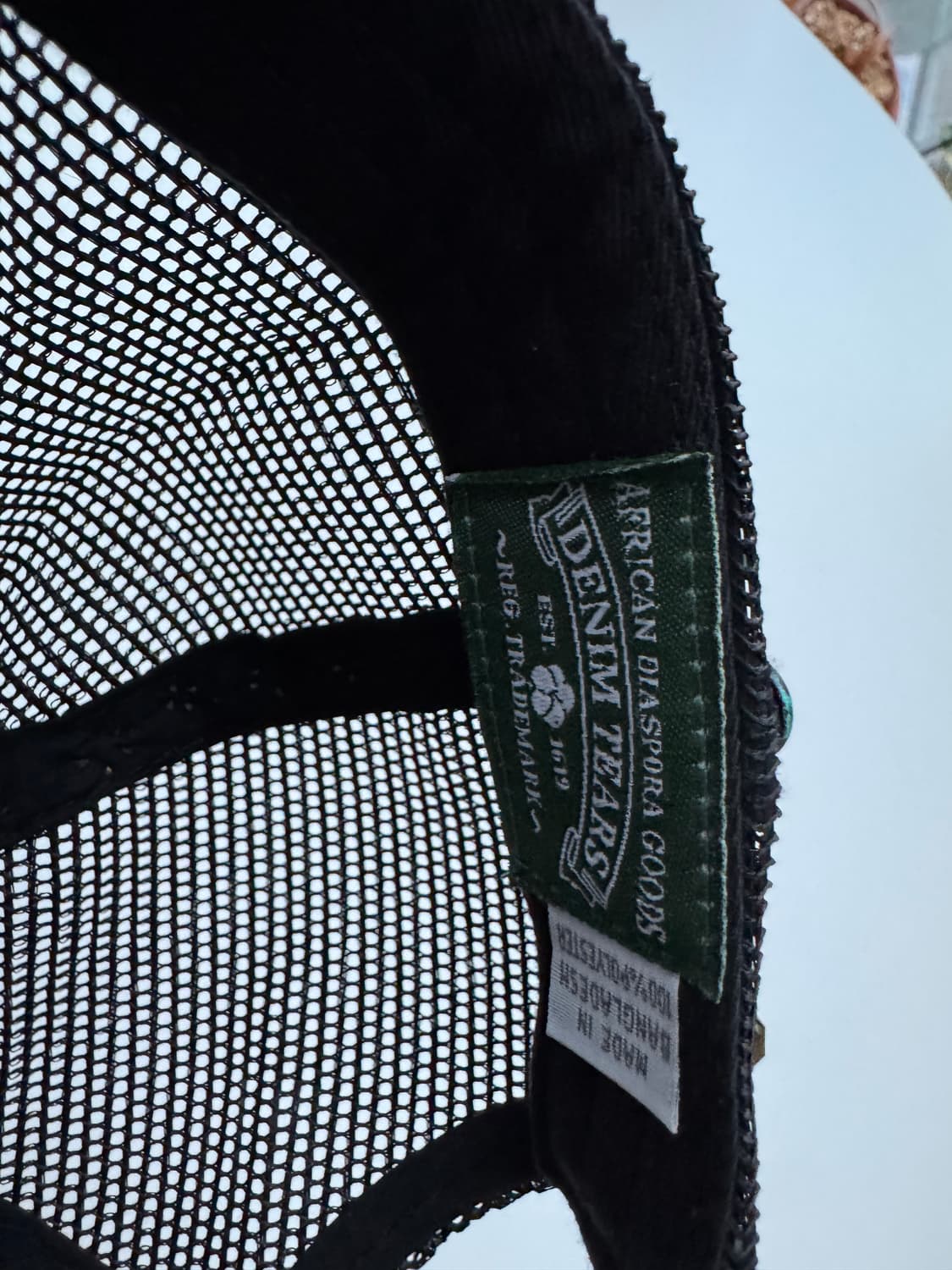 데님티어스 라인스톤 잼스톤 트러커 캡 볼캡 상품이미지3