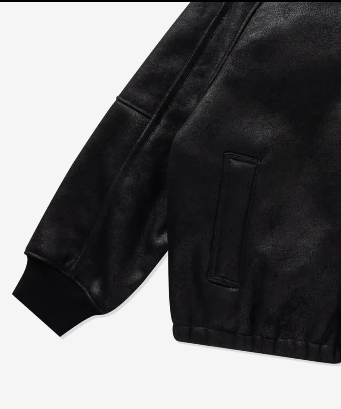 토니호크 시어링 무스탕자켓 블랙 상품이미지6