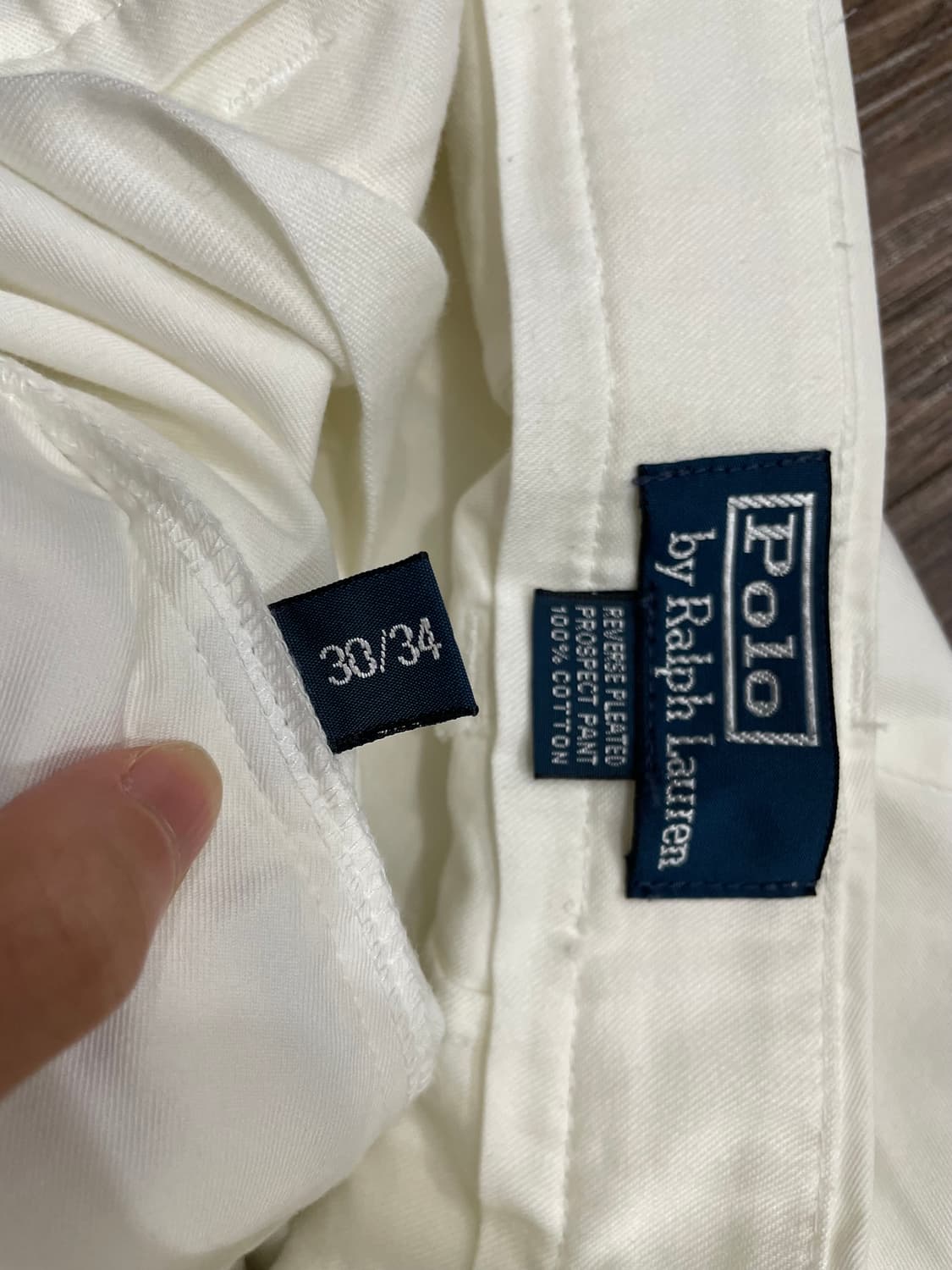 90s 폴로 랄프로렌 화이트 치노 팬츠 상품이미지6