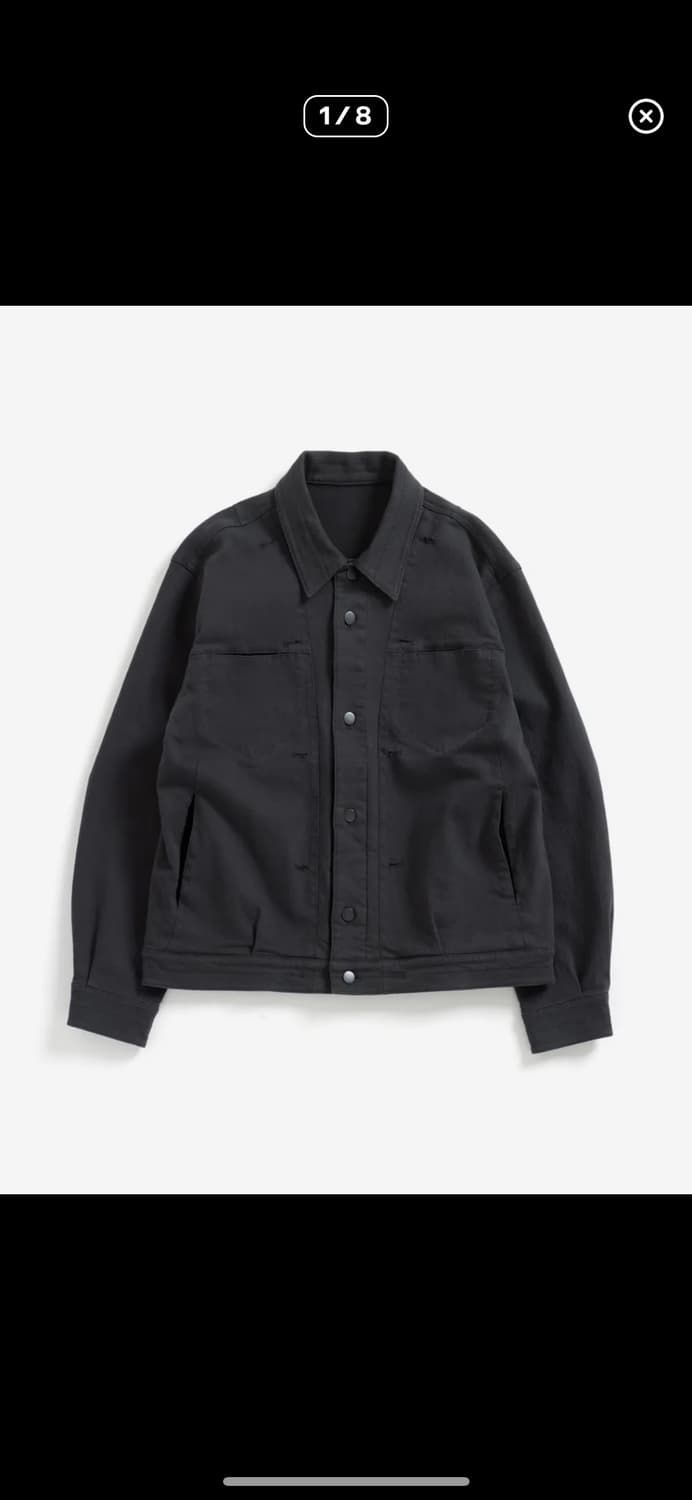 해칭룸 리버스 트러커 자켓 차콜 3사이즈 팝니다 상품이미지1