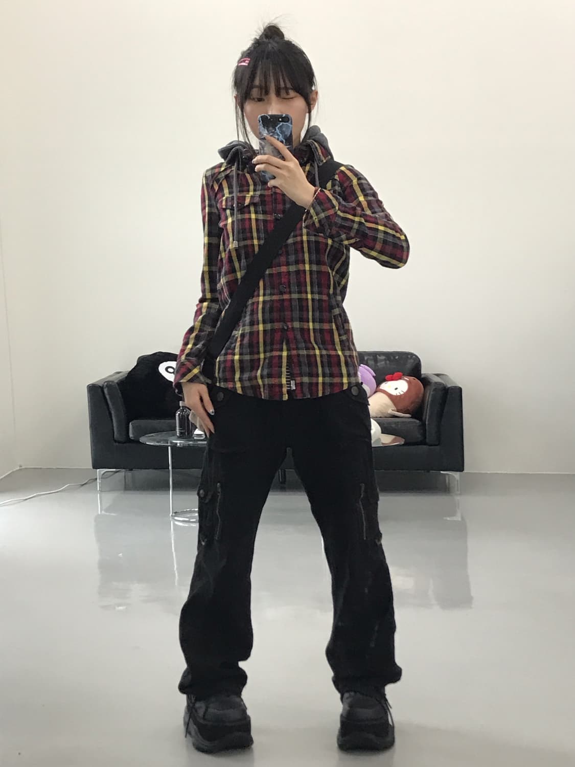 Maison Gilfy Hoodie Checked Shirts 상품이미지2