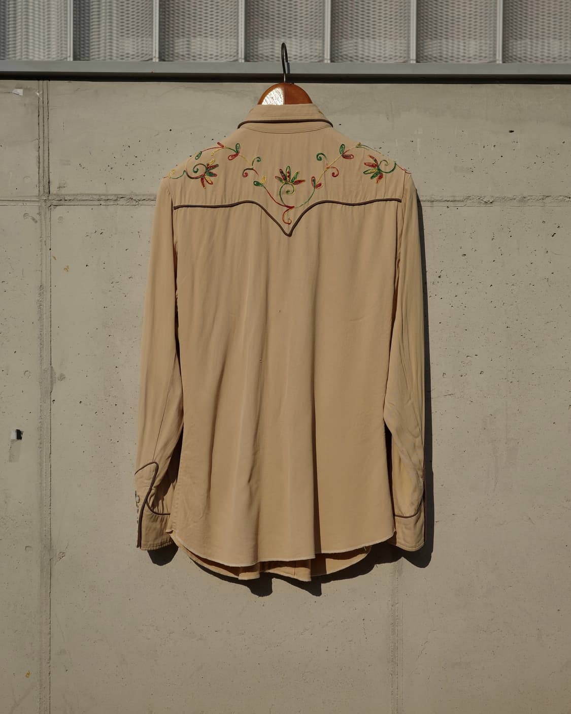 50s California Ranchwear 개버딘 웨스턴 셔츠 상품이미지7