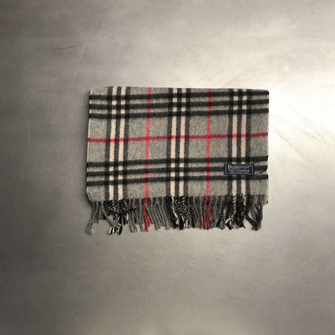 버버리 정품 캐시미어 머플러 그레이 상품이미지2