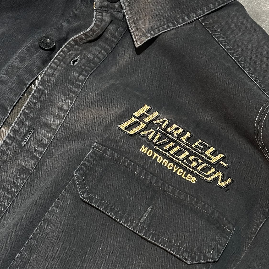 [HARLEY-DAVIDSON] 빈티지 할리 워크해비셔츠 상품이미지2
