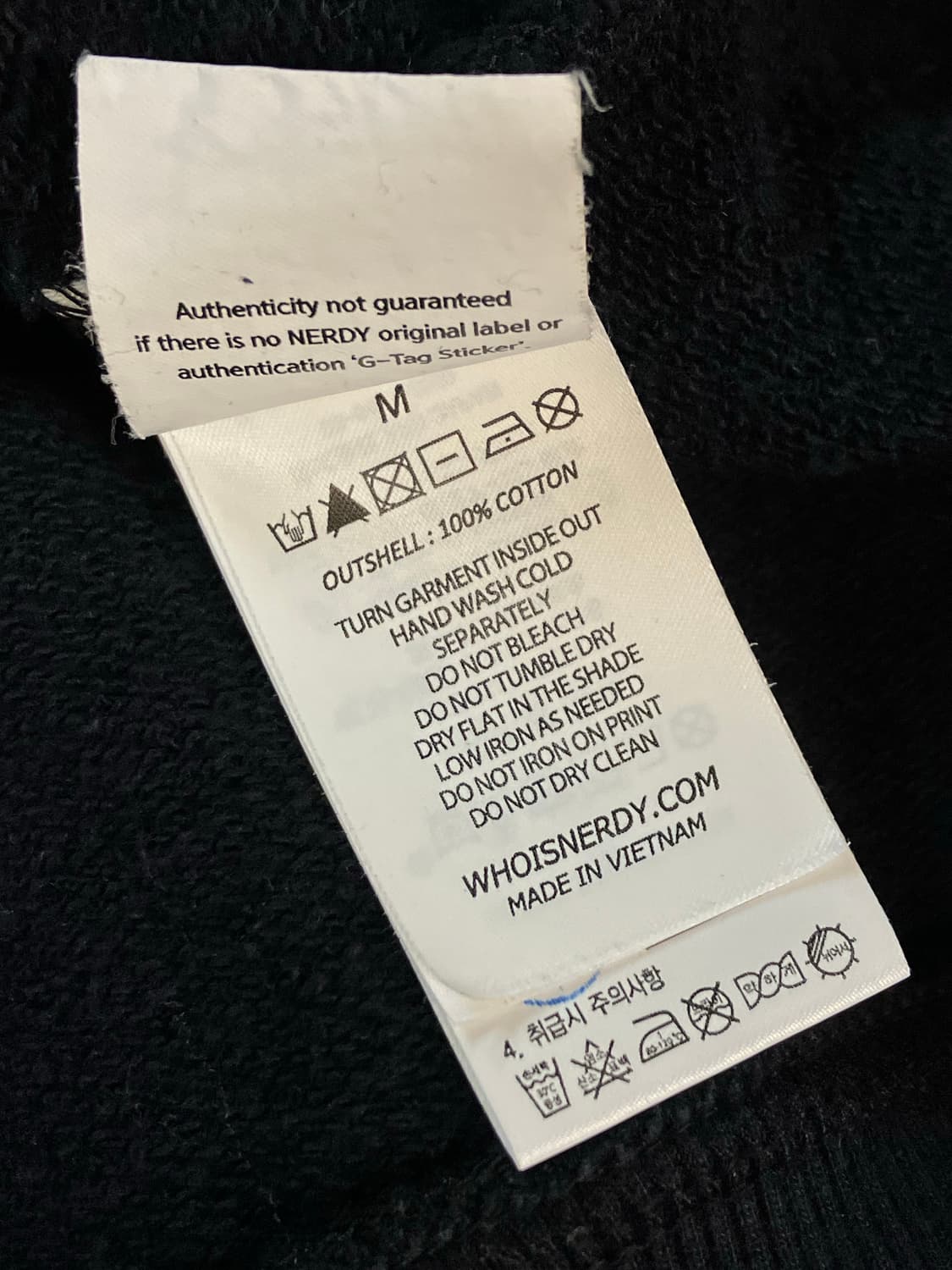 널디 후드집업 블랙 M  #csz2012 상품이미지5