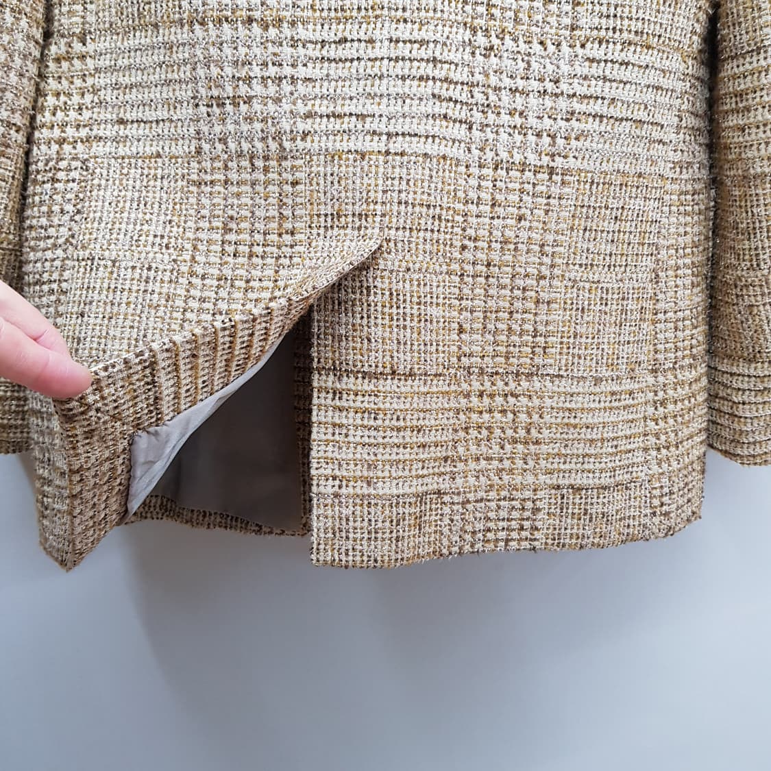 한섬 타임 2021 울 트위드 자켓 82-94-160사이즈 상품이미지6