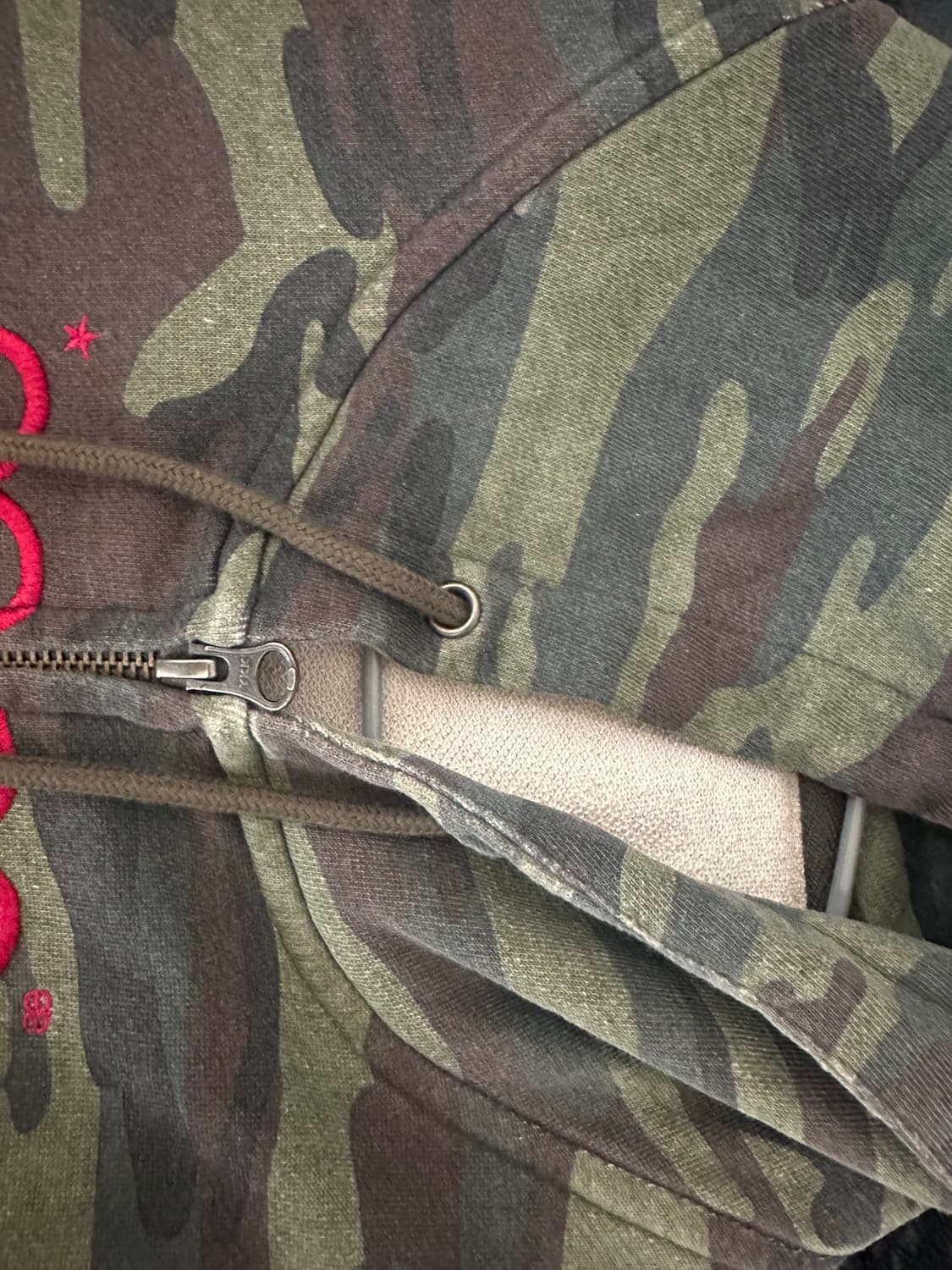 Aeae web logo crop hood zip up  상품이미지6