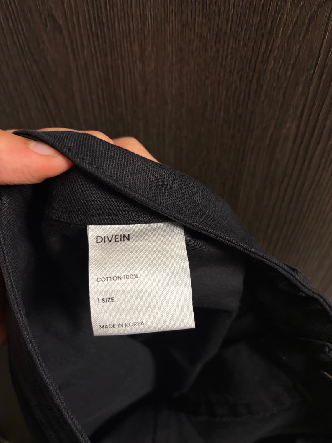 DIVEIN 다이브인 무민서 카고 바지 블랙 1사이즈 상품이미지7