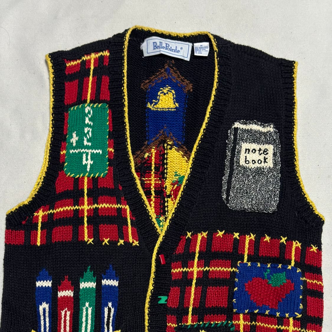 M vtg 크리스마스 니트 베스트 상품이미지1