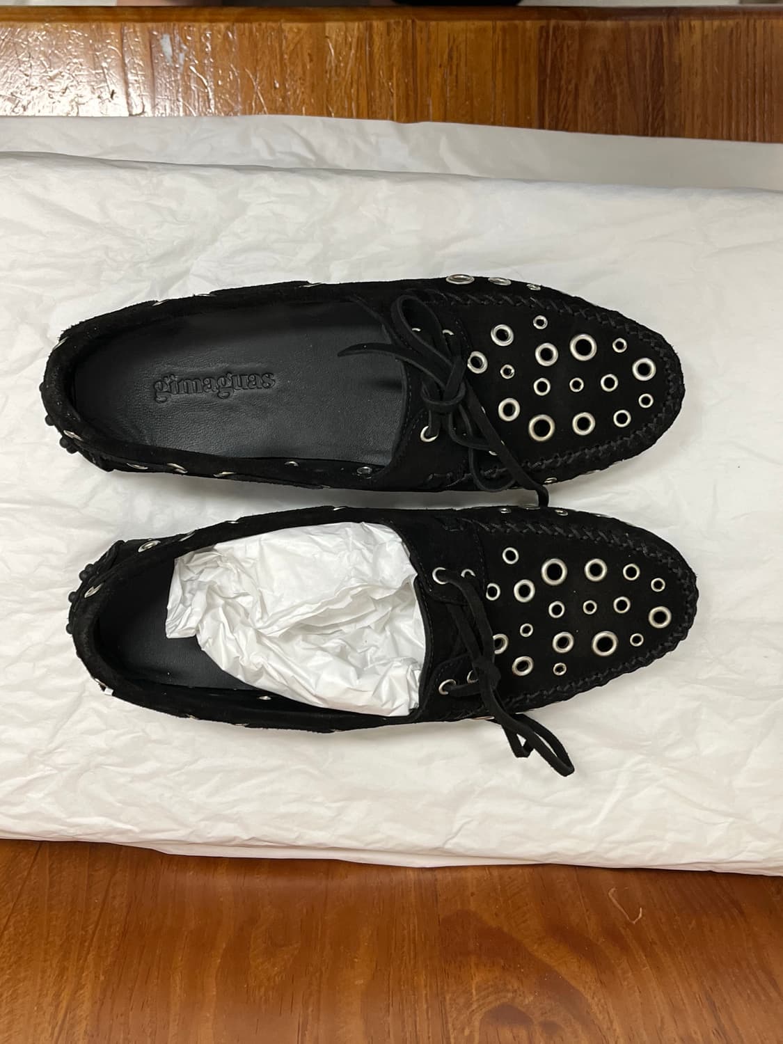 기마구아스 아일렛 드라이빙 로퍼 38사이즈 상품이미지3