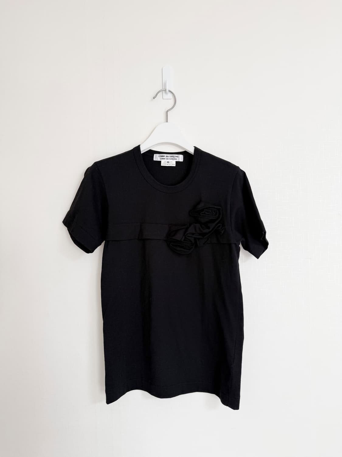 comme des garcons 장미 반팔티셔츠 상품이미지1