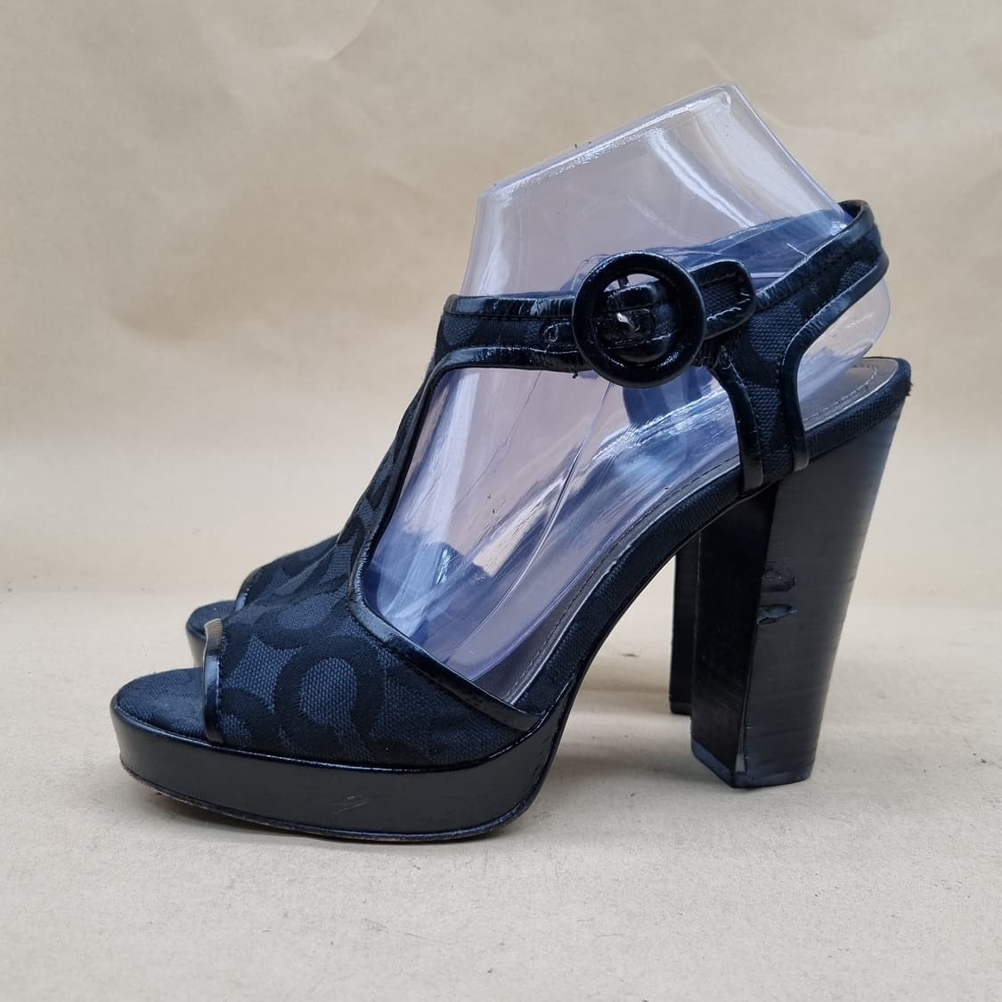 코치 여성샌들힐7.5 245 굽12 상품이미지1