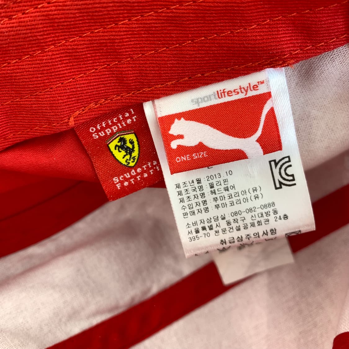 푸마 페라리 레이싱 볼캡 모자  상품이미지6