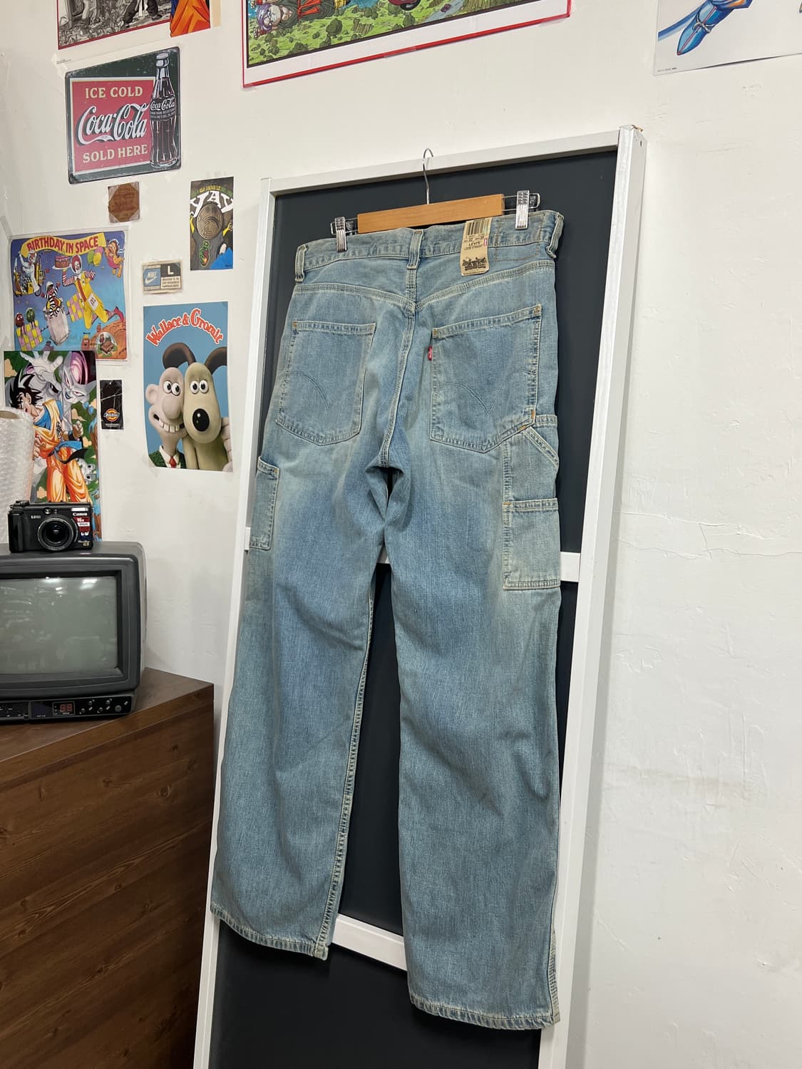 00s Levis 리바이스 카펜터 루즈 스트레이트 데님 팬츠 상품이미지8