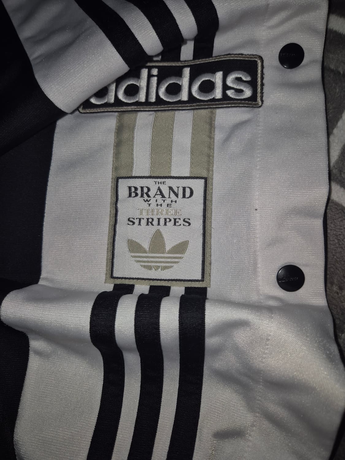 아디브레이크 팬츠 W - 블랙:화이트 / GJ6580 상품이미지1