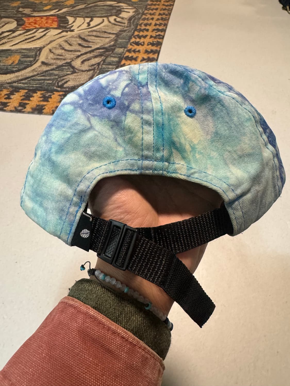 Elm company 빈티지 자수 나염 캠프캡 모자 볼캡 스냅백 상품이미지3