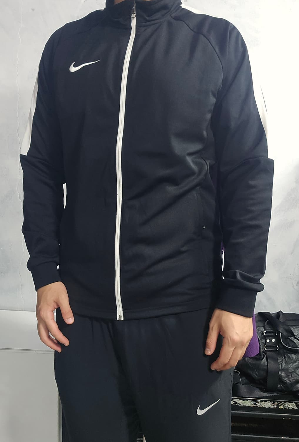 Nike 나이키 블랙 트레이닝 상의 / 하의 세트 상품이미지2