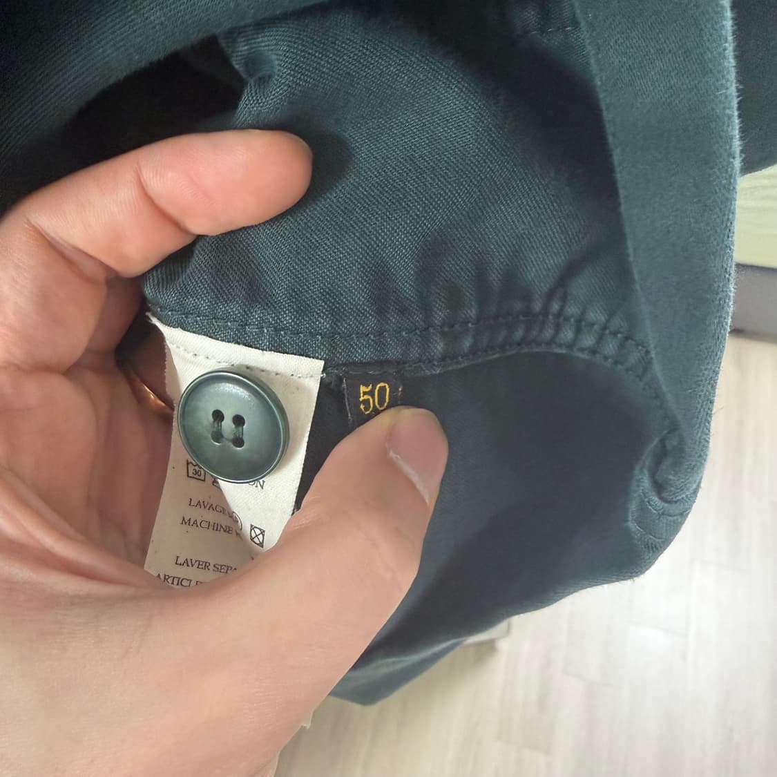 르몽생미셸 몰스킨 프렌치 워크자켓 판매 (포레스트 그린) 상품이미지5