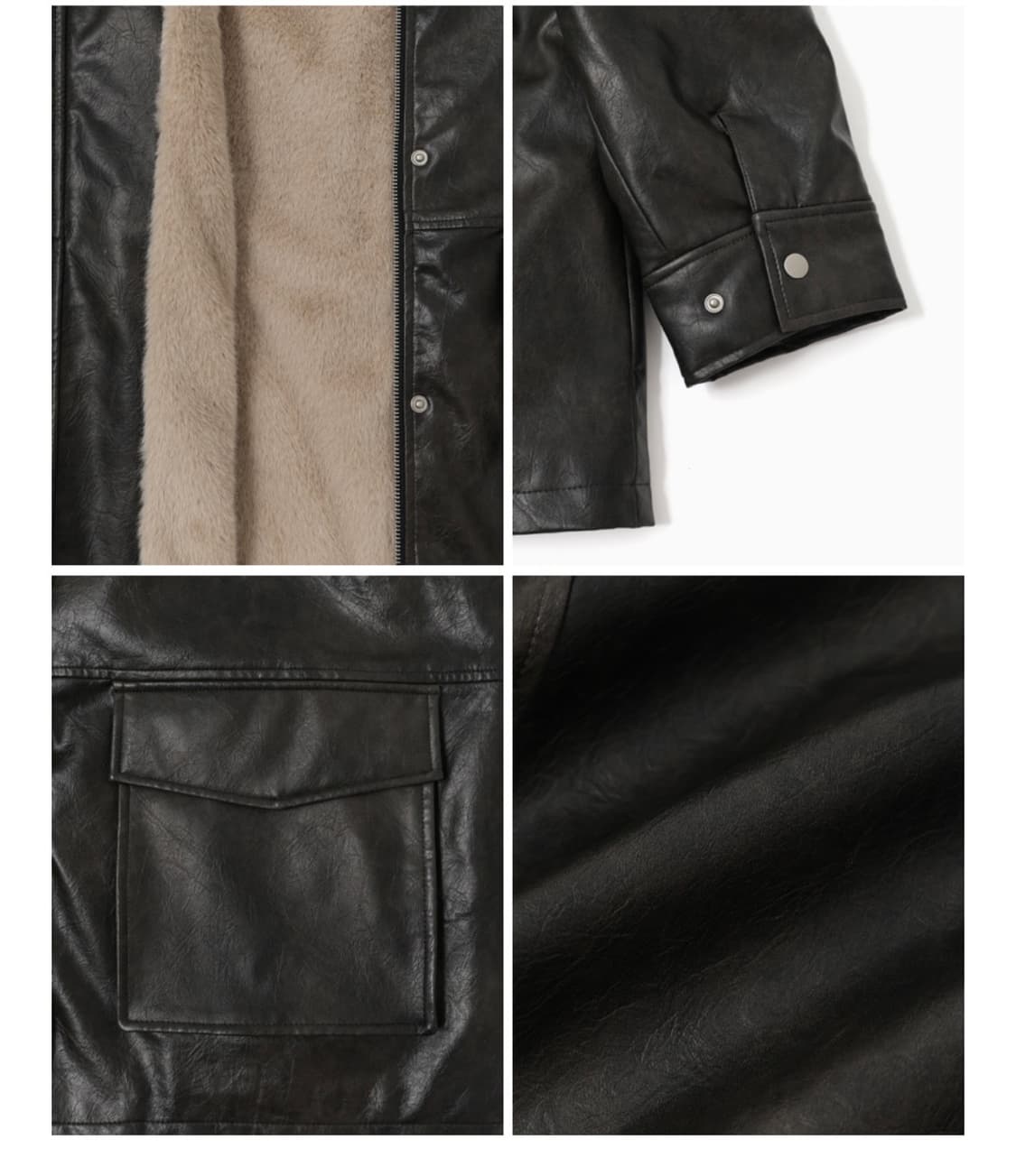 에트몽 레더퍼코트 상품이미지5